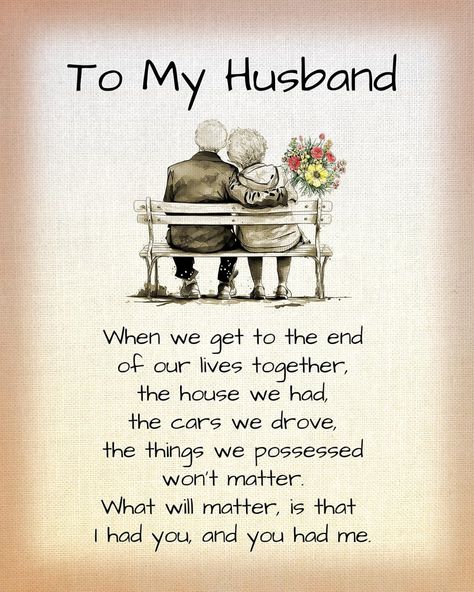 Amazon.com: "To My Husband - All That Matters"- Inspirational Love & Marriage Wall Art Print - 8 x 10"-Ready to Frame. Loving Wall Decor Perfect for Spouses, Newlyweds, & BFF's. Great Wedding & Anniversary Gift! : Handmade Products Anniversary For Husband Quotes, Happy Anniversary To My Husband Funny, Anniversary Cards Handmade For Husband, Husband Anniversary Quotes, Wedding Anniversary To My Husband, Marriage Anniversary Quotes For Husband, Marriage Quotes For Husband, Wedding Anniversary Quotes For Husband, Funny Wedding Anniversary Quotes