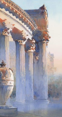 GALLERY 8 Classical Watercolor Paintings, Watercolor Aesthetic Art, Michael Reardon, Palace Of Fine Arts, Watercolor Architecture, 수채화 그림, Arte Sketchbook, Contemporary Abstract Art, Art Et Illustration