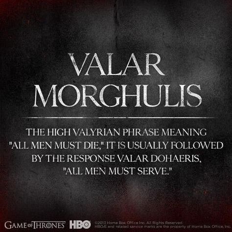 Game Of Thrones Photos, Game Of Thrones Poster, Valar Dohaeris, Phrase Meaning, Game Of Thrones Quotes, Got Game Of Thrones, The North Remembers, Humor Mexicano, Game Of Throne