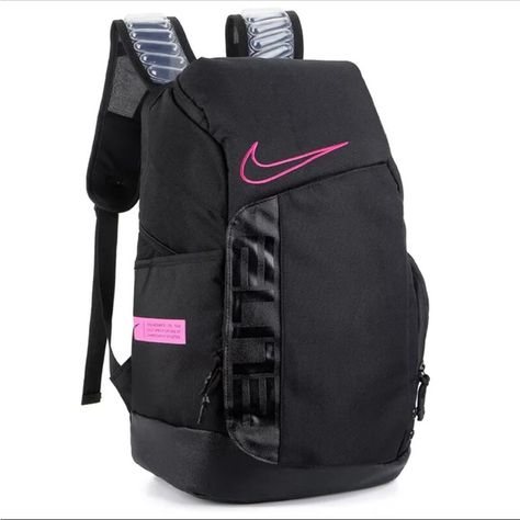 Nike Elite Backpack Nike Elite Pro Backpack, Pink Nike Elite Backpack, Nike Hoops Elite Backpack, Nike Elite Bookbag, Nike Elite Bag, Nike Elite Backpack, Elite Backpack, Pink And Black Nikes, Basketball Backpack