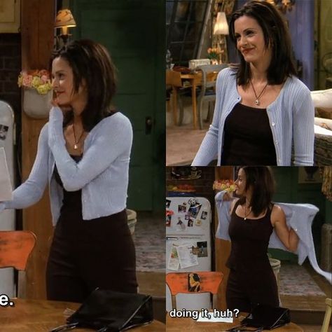 Monica Geller Casual Outfits, Monica Outfits, Friends Outfits 90s, Robin Scherbatsky, Friends Outfits, Rachel Green Outfits, 90’s Outfits, Dr Martens Outfit, Outfits Primavera