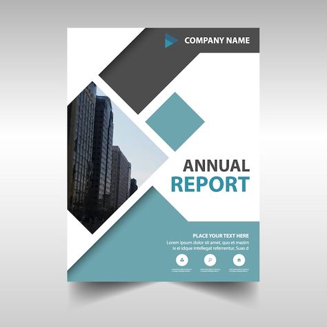 Cover with abstract shapes of annual rep... | Free Vector #Freepik #freevector #proposal-cover #proposal-template #magazine-catalogue #cover-layout Annual Report Cover, Catalog Design Layout, Book Cover Design Template, Newsletter Layout, Cover Page Template, Proposal Cover, Typographic Logo Design, Report Cover, Page Layout Design