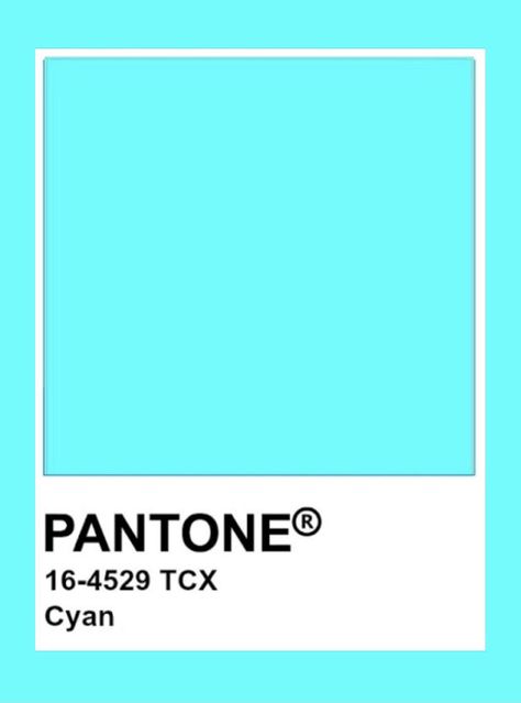 Cyan Colour Palette, Cyan Pantone, Cyan Color Palette, Spring Pallete, Pantone Turquoise, Car Color Ideas, Cyan Aesthetic, Pantone Azul, Blue Cmyk