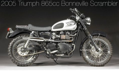 bonhams-2005-Triumph-865cc-Bonneville-Scrambler - Megadeluxe ... Bonneville Scrambler, Triumph Thruxton 900, Triumph Bonneville Scrambler, Thruxton 900, Jawa 350, Custom Triumph, Cross Bike, Custom Scrambler, Desert Sled