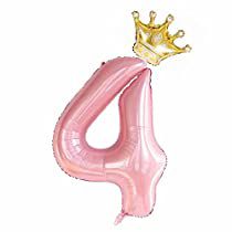 Check this out! Disney Princess Theme Birthday Party, Number 4 Balloon, Crown Balloon, Small Crown, Princess Birthday Party Decorations, 4 Balloon, Disney Princess Birthday Party, Princess Theme Birthday, Princess Theme Birthday Party