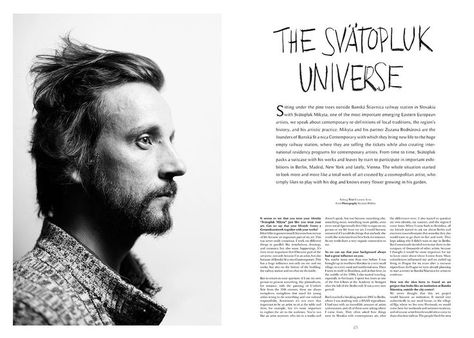 Nothing outstanding but just an example of an interview layout in a magazine. They usually always put in introductory paragraph before the interview. Magazine Interview Design, Interview Design Layout, Interview Layout, Book Spread, Food Layout, Magazine Design Cover, Illustration Example, Fashion Editorial Layout, Introductory Paragraph