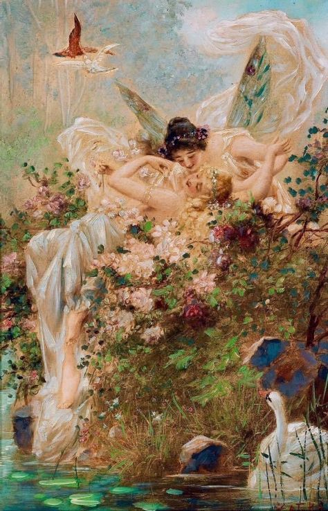 l’art est une étoile on Twitter: "“two fairies embracing in a landscape with a swan" by Hans Zatzka… " Two Fairies, Hans Zatzka, Fairy Dance, Rococo Art, Istoria Artei, Rennaissance Art, Lesbian Art, Art Ancien, Fairytale Art