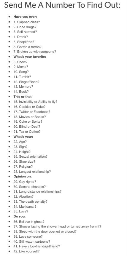 Ask anything❤️ I'm an open person, I'll talk to you guys about anything at all. Don't be afraid to ask me something. Ask Anything Questions, Tell Me About Yourself Dating Answer, Questions To Ask A Guy To Get To Know Him, Ask Me Anything Questions, Send Me A Number, Questions To Ask A Guy, Conversation Starter Questions, Game Questions, Breaking Up With Someone