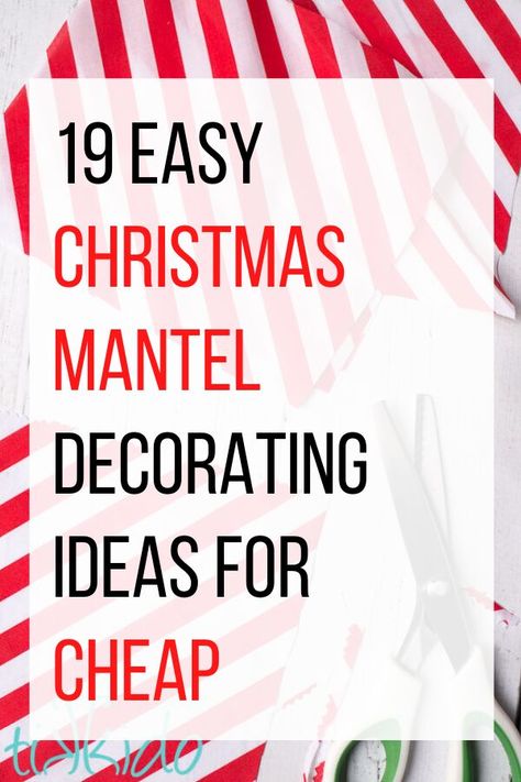 Diy Mantel Christmas Decor, Christmas Fireplace Mantle Garland Diy, Simple Christmas Mantel Decor, Diy Fireplace Christmas Decor, Easy Christmas Mantel Ideas, Simple Christmas Mantels, Christmas Mantel Decorations Ideas, Simple Christmas Mantle Decor, Xmas Mantel Ideas