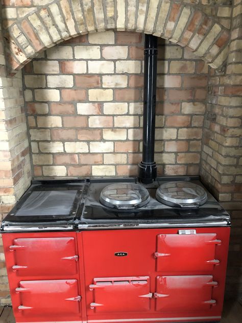 Red Aga Kitchen, Aga Kitchen, Aga Cooker, Little Kitchen, Cleaning Service, All Over The World, Kitchen Appliances, This Is Us, Repair