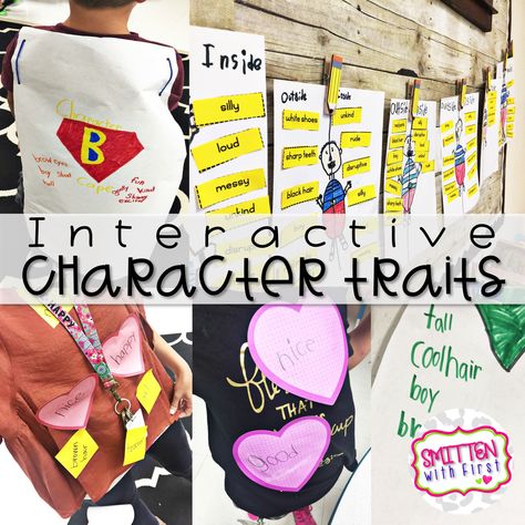 Charcter Traits, Character Traits For Kids, Ela Projects, Grade 2 Language, Year 1 English, Character Trait Anchor Chart, Reading 3rd Grade, Teaching Character Traits, Character Traits Activities