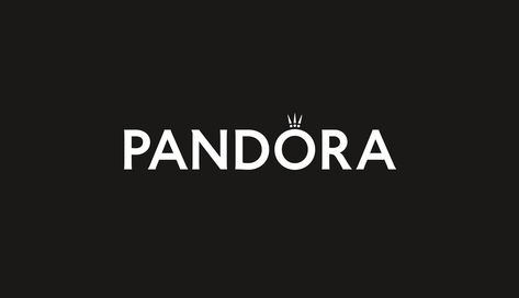 Pandora App Icon Black, Pandora Logo, Media Logo, Media Images, Logo Color, Black Backgrounds, Origami, Crown, Media