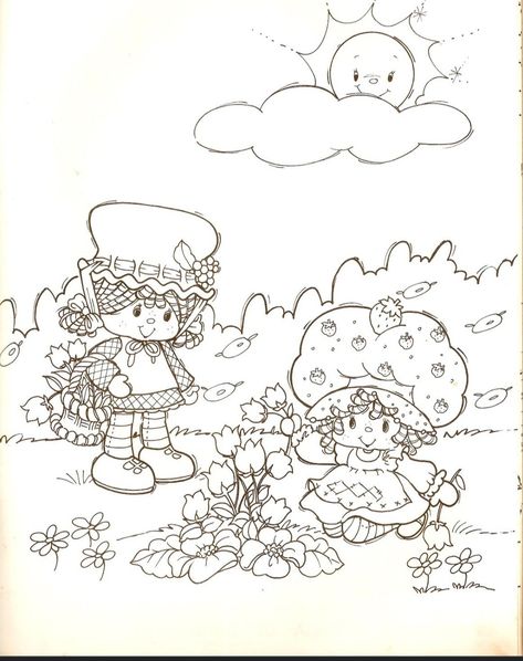 Strawberry Shortcake And Blueberry Muffin, Strawberry Shortcake And Blueberry, Koala Coloring Pages, Coloring Page Flowers, Super Mario Coloring, Strawberry Shortcake Birthday Cake, Snow White Coloring Pages, Strawberry Shortcake Coloring Pages, Mario Coloring