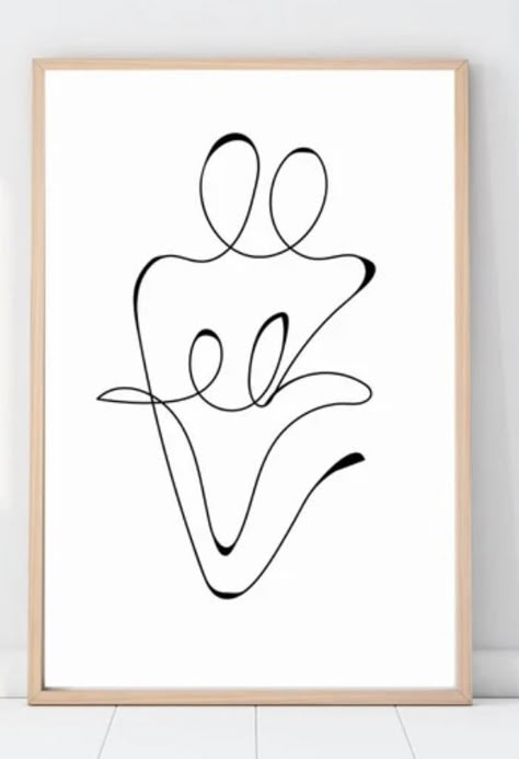 Family Single Line Art, Family Symbol Drawing, Family Line Art Drawings, Family Line Tattoo, Abstract Family Painting, Doodle Family, Line Drawing Family, Line Art Family, Family Line Art