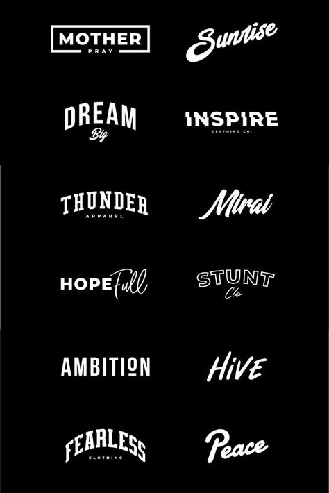 I will design an exclusive urban logo for your streetwear brand Logo Design Ideas Clothing Brand, Fonts For Streetwear Brands, Font T Shirt Design, Tee Shirt Logo Design, Streetwear Fashion Logo Ideas, Fonts For Tshirt Design, Typeface Logo Design Branding, Streetwear Fashion Logo Design, Cool Clothing Brand Logos