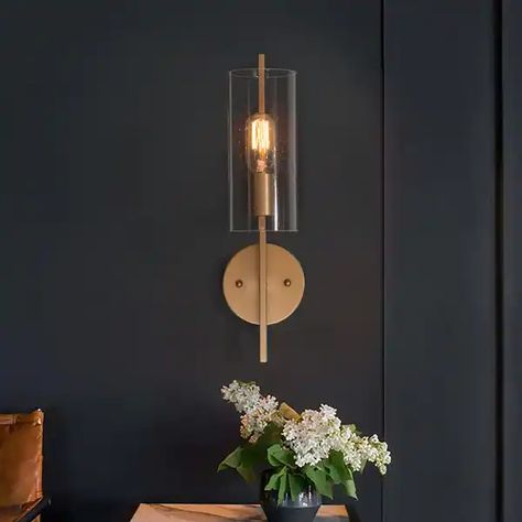 Gold Sconces, Sconces Living Room, Sconces Bedroom, Bathroom Sconces, Modern Wall Sconces, Lighting Products, Gold Walls, Bathroom Vanity Lighting, The Ranch