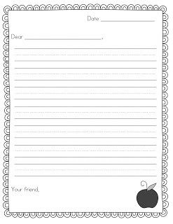 PEN PAL NEWS + FRIENDLY LETTER FREEBIE - Teacher Idea Factory Pen Pal Letter Template, Letter Template For Kids, Grade 1 Writing, Letter Writing Template, Workout Plan For Men, Similes And Metaphors, 2nd Grade Writing, Writing Template, School Prep