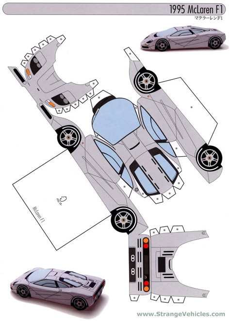 Dont like the Gremlin, try this then... Paper Car Models Free Printable, 3d Car Template Free Printable, Paper Car Printable, Paper Model Car Free Printable, Paper Craft Model, Diy Car Craft, Car Papercraft Template, Papercraft Templates Free Downloads, Printable Paper Crafts Templates