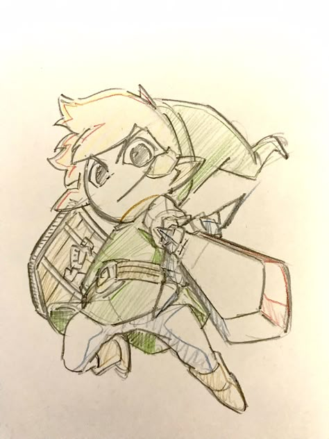 Easy Link Drawing, Legend Of Zelda Drawings Easy, Legend Of Zelda Art Simple, Video Game Sketches, Link Zelda Drawing, Zelda Sketch, Legend Of Zelda Drawings, Zelda Doodles, Link Sketch