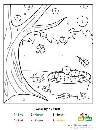 Fall Color By Number, Shapes Preschool Printables, Kindergarten First Week, Fall Coloring Sheets, Fall Worksheets, Color By Number Printable, Fall Preschool Activities, Kids Worksheets, Fall Kindergarten