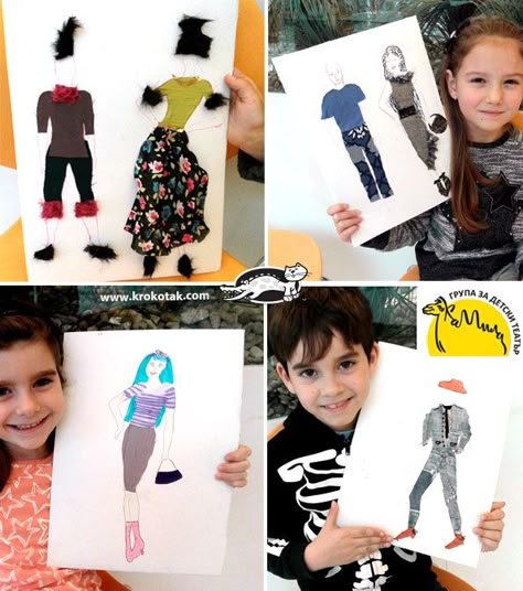 krokotak | Fashion Design- craft project Fashion Design Classes, Fashion Design For Kids, Camp Style, Fashion Project, Camping Art, Camping Ideas, Craft Activities For Kids, Craftsman Style, Paper Cut