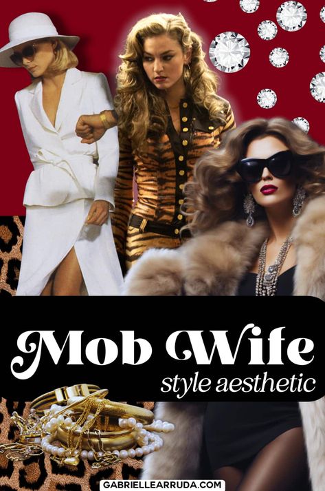 Discover the allure of Mob Wife Aesthetic and unleash your inner glamour queen! Explore killer looks, seductive styles, and fashion secrets that redefine elegance. These 10 steps will have you looking like a mob wife or mob girlfriend in no time. It's time to embrace the power moves and turn heads effortlessly! 💋🔥mob wive aesthetic | mob wife style | nails | hair | makeup | outfit 2024 | Mob Wife Aesthetic Style, Mob Wife Fashion Outfit, Mobster Wife Costume, Mod Wife Outfit, Mon Wife Outfit, Mob Woman Aesthetic, Mobwife Outfit Ideas, Killer Wife Costume, 80s Mob Wife