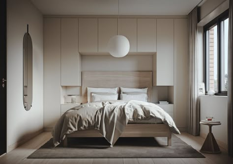 Bedroom With Built In Wardrobe Around Bed, Bedroom Wardrobe Behind Bed, Bed Behind Wardrobe, Bed End Cabinet, Bed And Wardrobe On Same Wall, Cabinets Over Bed Small Bedrooms, Built In Wardrobes Over Bed, Cabinet Wall In Bedroom, Bedroom Fitted Wardrobes Over Bed