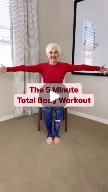 Cheri Mind Body Exercise on Instagram: "The 5 minute Workout.  Just do your best and forget the rest 😉👍♥️" 28 Day Yoga Chair Challenge, Silver Sneakers Workout Senior Fitness Chair Exercises, Chair Yoga Free, Chair Workout Exercises, Chair Exercises For Seniors, Chair Yoga For Seniors, Workout Sneakers, Yoga For Seniors, 15 Minute Workout