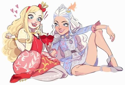 Darling Charming, Rainbow Things, Monster High Art, Apple White, Ever After High, Monster High Dolls, High Art, Cute Art Styles, Cartoon Shows