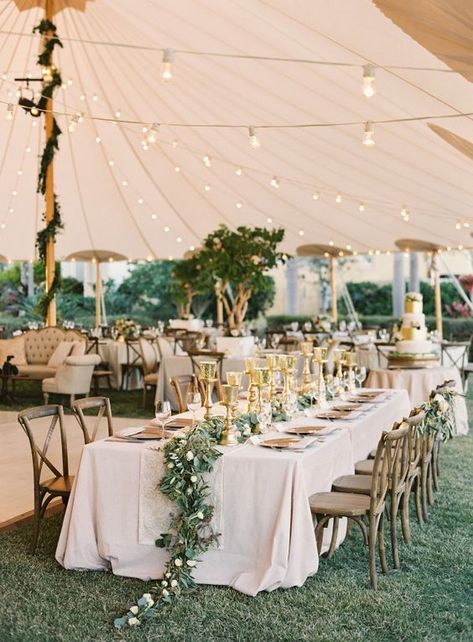 wedding decor ideas, natural wedding, wedding trends #wedding Wedding Tent Decorations, Backyard Wedding Decorations, Wedding Backyard Reception, Rustic Wedding Decorations, Wedding Reception Ideas, Tent Decorations, Tent Reception, Wedding Tent, Outdoor Wedding Reception