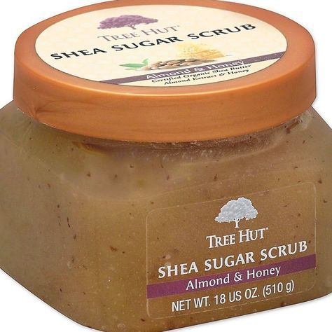 Hair Removal Scrub, Shea Sugar Scrub, Honey Almonds, Diy Scrub, Sugar Body Scrub, Sugar Body, Honey Hair, Body Care Routine, Organic Shea Butter