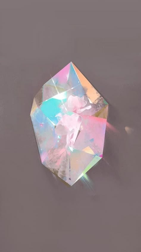 Crystals Art Drawing, 수채화 그림, Ethereal Art, Crystal Art, Pastel Art, Anime Oc, Digital Art Tutorial, Art Studies, Pretty Art