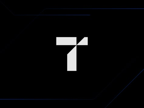 Tech T Symbol by Kasparas Sipavičius on Dribbble T Logos Ideas, Letter T Logo Design Ideas, T Logo Design Ideas, Logo With T, T Letter Design, T Letter Logo Design, T Symbol, Letter T Design, Technical Logo