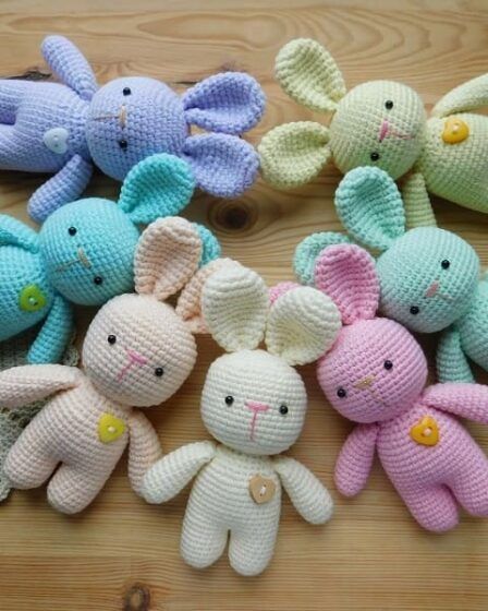 Amigurumi Little Bunny Free Pattern-3 Easy Bunny Amigurumi, Free Bunny Crochet Pattern Amigurumi, Free Rabbit Crochet Pattern, Easy Bunny Crochet Pattern Free, Small Bunny Crochet Pattern Free, Amigurumi Rabbit Free Pattern, Crochet Rabbit Free Pattern Amigurumi, First Amigurumi, Crochet Bunny Pattern Free Easy