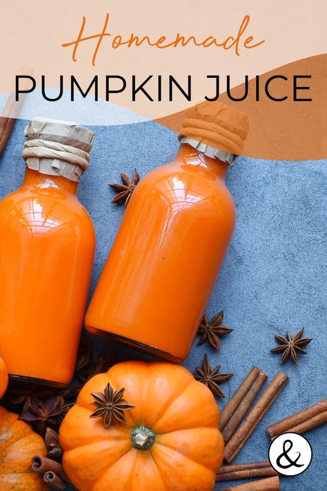 Give me all the pumpkin recipes! Fall is near and who doesn't love pumpkin everything?! Check out this Harry Potter pumpkin juice recipe that is so delicious! Pumpkin Lemonade, Pumpkin Juice Recipe, Fall Juice Recipes, Fall Juicing Recipes, Non Caffeine Pumpkin Drinks, Diy Pumpkin Syrup For Coffee, Vegan Pumpkin Spice Syrup, Fall Juices, Vegan Pumpkin Spice Bedtime Drink