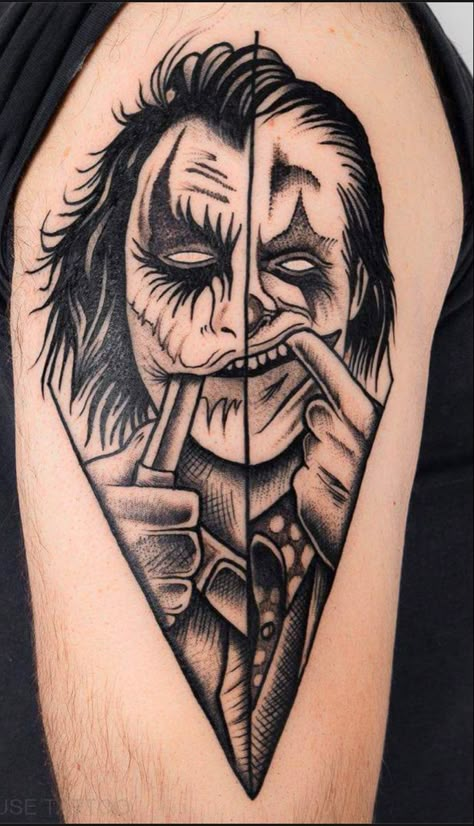 Dc Comics Tattoos, Half Tattoo, Tato Joker, Lip Print Tattoos, Tattoo Design Ideas For Women, Tatoo 3d, Joker Tattoo Design, Joker Joaquin, Small Girly Tattoos