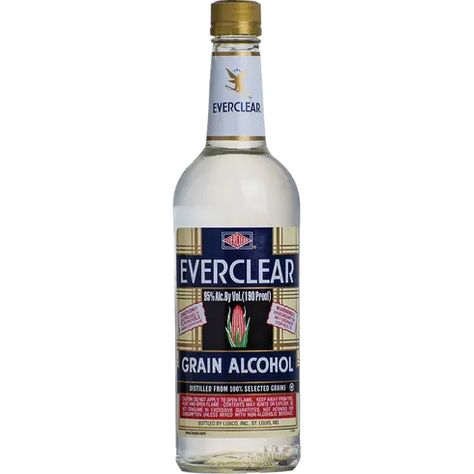 Everclear Grain Alcohol 189 750ml Grain Alcohol, Vodka Bottle, Whiskey, Grain, Beer, Wine, Drinks, Quick Saves