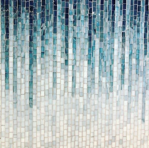 Ombre Tile, Bathroom Mosaic, Mosaic Bathroom Tile, Blue Mosaic Tile, Mosaic Bathroom, Artistic Tile, Blue Mosaic, Mosaic Design, Tile Inspiration