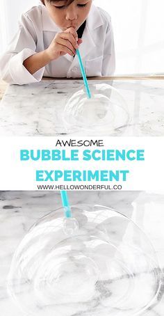 Awesome Bubble Science Experiment With Kids. #STEM #STEAM #Kidscience #Schoolscience #schoolscienceprojects #schoolscienceexperiment #kidscraft #scienceexperimentforkids #bubbleexperiment #bubblecraft #bubbleart Bubble Science Experiment, Bubble Experiment, Bubble Science, School Science Experiments, Bubble Activities, School Science Projects, Science Club, Kids Bubbles, Kid Experiments