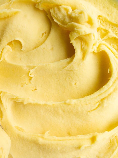 Butter Yellow Aesthetic, Butter Photography, Buttermilk Yellow, Yellow Food Photography, Butter Concept Photo, Butter Yellow, Ice Cream Texture Photography, Yellow Textures, Butter Spread