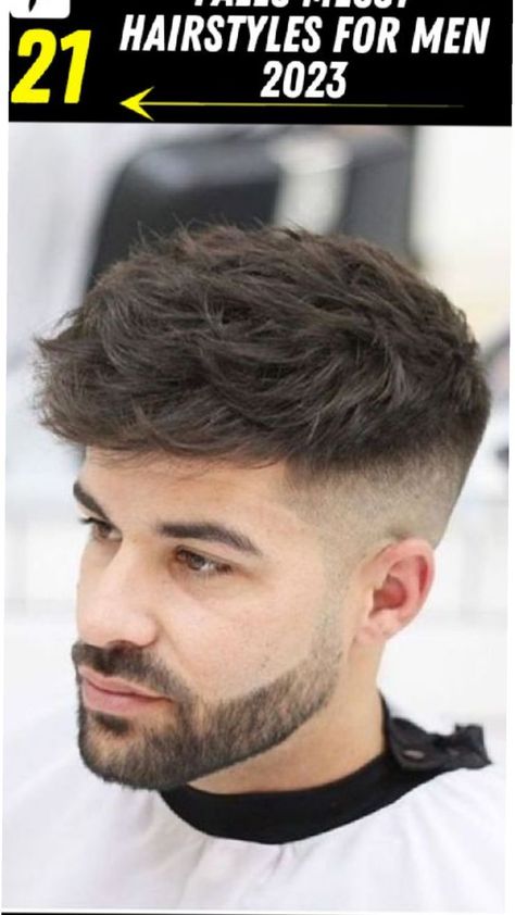 Mens Smart Hairstyles, Fade Messy Hair Men, Hair Style For Men’s, Haircuts For Messy Hair, Short Messy Hairstyles Men, Hier Style Hair Man, Haircut For Messy Hair, Best Hairstyles For Men New Looks, Hair Styles Boys Men