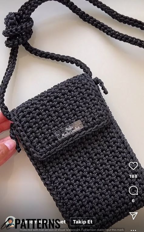 Crochet Phone Case Pattern, Crochet Phone Case, Phone Bag Crochet, Phone Bag Pattern, Phone Case Pattern, Crochet Wallet, Ornaments Crochet, Crochet Phone Cases, Crochet Mobile