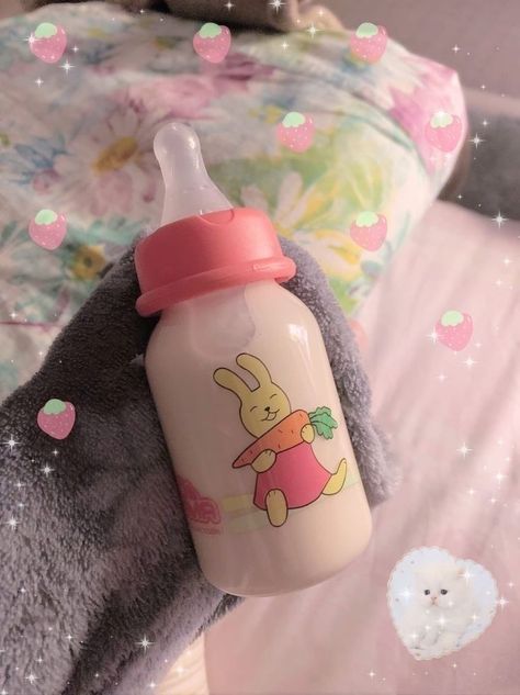 Kawaii Pacifier, Ed Wallpaper, Baby Pink Aesthetic, Aesthetic Cute, Baby Alive, Baby Bottle, Cute Little Things, Sippy Cup