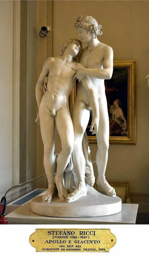 Apollo And Hyacinth, Apollo Statue, Classical Sculpture, Ancient Greek Sculpture, Classic Sculpture, Greek Statues, Roman Sculpture, Human Anatomy Drawing, Greek Mythology Art