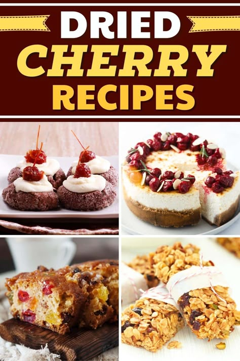 Things To Make With Dried Cherries, Dried Cherry Pie Filling Recipes, Dried Montmorency Cherry Recipes, Desserts Using Dried Cherries, Recipes Using Dried Sweet Cherries, Dry Cherry Recipes, Dry Cherries Recipes, Dried Cherry Muffins Recipes, Dried Cherry Recipes Desserts