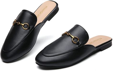 Womens Loafers, Backless Loafers, Black Mules, Shoes Heels Wedges, Loafer Mules, Womens Mules, Gucci Mules, Mules Shoes, Clutch Handbag