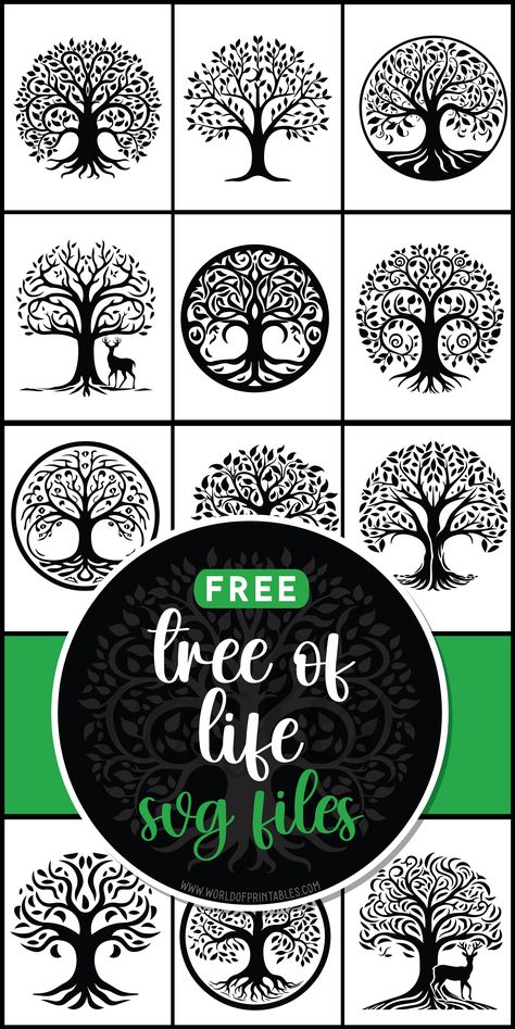 Discover the beauty of the Tree of Life with free SVG files! Symbolizing growth and connection, these designs are perfect for adding depth and meaning to your creative projects. 🌳💫 Tree Of Life Stencils Printables Free, Tree Of Life Printable Free, Tree Of Life Svg Free Cricut, Free Tree Svg Files For Cricut, Tree Of Life Template Free Printable, Svg Background Patterns Free, Free Tree Svg, Laser Engraving Svg Files Free, Tree Svg Free Cricut