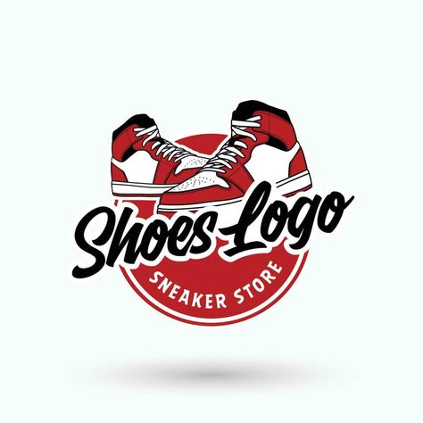 Shoes Logo Design Sneakers Logo Design Shoes Logo Design, Shoe Logo Design, Sneaker Logo, Shoes Logo, Design Sneakers, Sneaker Shop, Logo Shoes, Jordan Logo, Card Tattoo