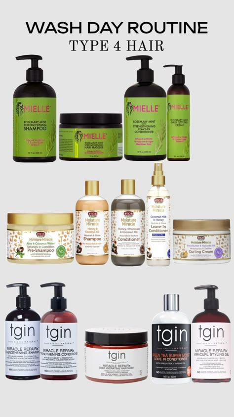 type 4 hair wash and day routine + carol’s daughter is good too #type4hair #type4 #blackgirl #kinkyhair #type4a #type4b #type4c #mielle #tgin #africanpride Low Porosity Hair Care, Hair Journey Tips, Healthy Black Hair, Low Porosity Natural Hair, Short Natural Curly Hair, Healthy Hair Routine, Natural Hair Bun Styles, Hair Growth Spray, Low Porosity