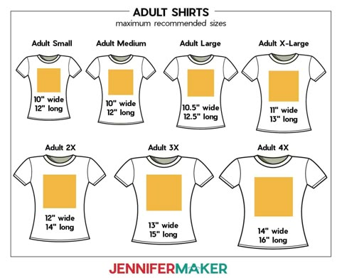 Sublimation T-Shirts for Beginners: Tips and Designs Pocket Size For Sublimation, Shirt Size Chart For Sublimation, Sublimation Image Size Chart, Sublimation Print Sizes For Shirts, Sublimation Shirt Prices, Sublimated Shirt Ideas, Tshirt Design Ideas Sublimation, Sublimation Designs For Beginners, Sublimation Sizing Guide